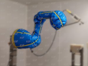 Copertura per robot di granigliatura/sverniciatura/forgiatura a freddo