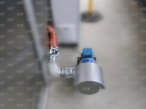 Ventilazione per copertura protettiva per robot