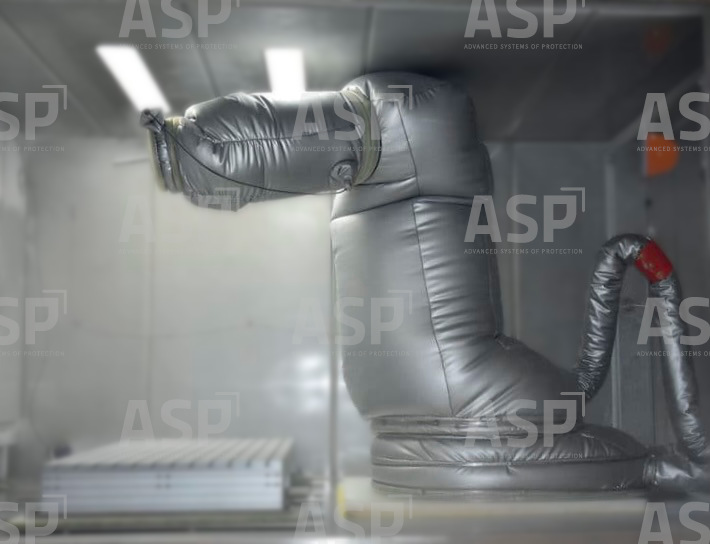 housse de protection robot soudage industriel ASP Eulmont