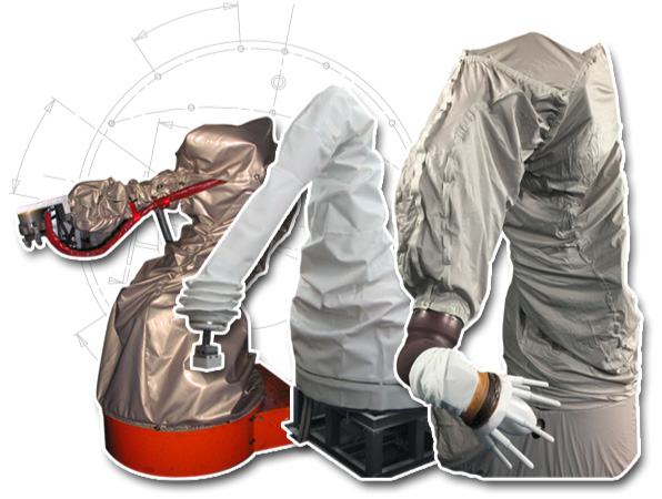 Housses de protection pour robots industriels Housse de protection pour robots industriels ASP eulmont cover