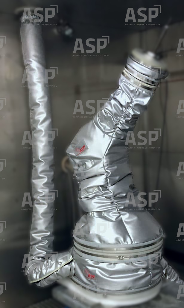 Copertura protettiva per robot per temperature estreme