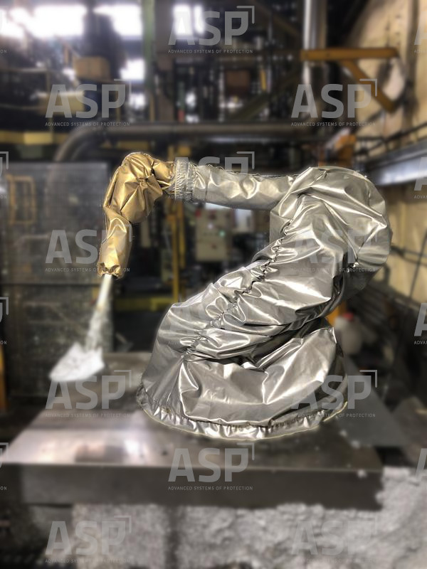 Copertura protettiva per robot contro le scintille
